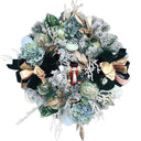 Blue and Green Ornaments, Nutcracker Wreaths
