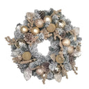Gold Ornaments Foam-covered Fruit Branches Wreaths