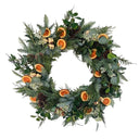 Lemon Slices Pinecone Wreaths