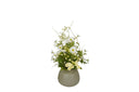 Wholesale Faux White Daisy Bouquet with Pot - Farmhouse Spring Centerpiece for Table