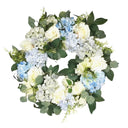 Artificial Hydrangea Rose Wreath for Front Door Wedding Decoration | Realistic Faux Floral Wreath Wholesale Supplier