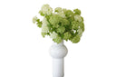Wholesale Artificial Green Hydrangea Potted Plant – Mint Green Flowers in White Ceramic Planter