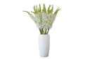 Wholesale Artificial White Hyacinth Potted Plant – Faux Spring Flowers in White Ceramic Planter