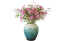 Artificial Spiraea Silverleaf Style Artificial Leaf Ceramic Potted Plant