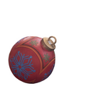 Christmas Resin Red Color Ball